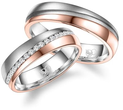 MARRYA Edelstahl Ringe Trauringe Eheringe Partnerringe