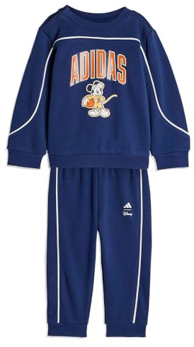 adidas Unisex Baby DISNEY MICKEY MOUSE JOGGER, dark blue/off white, 0-3 Months