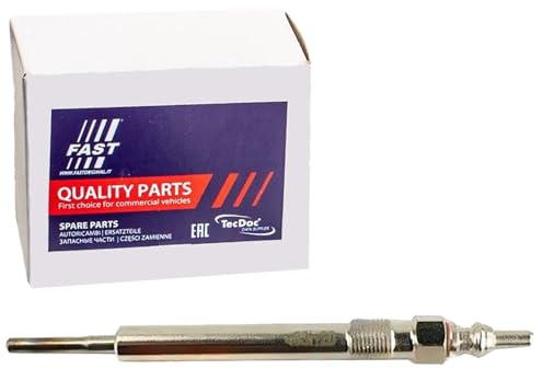 FAST Diesel Glühkerze 4,4V Schlüsselweite: 10mmmm Glühkerzenausführung:Metall-Glühkerze ohne Drucksensor Kompatibel mit VW Golf 7 Schrägheck 5G1, BQ1, BE1, BE2 Golf 6 5K1 Golf 5 Schrägheck 1K1, AUDI