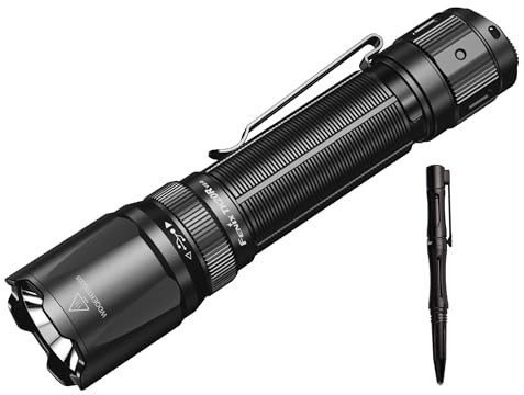 Fenix TK20R V2.0 LED Taktische Taschenlampe Set mit T5,3000 Lumen Extrem Hell,USB-C Wiederaufladbar,475M,IP68 Wasserdicht Aufladbar Lampe,Stroboskop,EDC Tragbare Outdoor Camping Survival Jagd Angeln