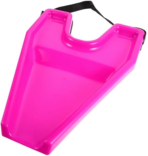 TOPPERFUN Plateau de Shampoing Portable en Plastique Violet, Bac à Lavage Ergonomique pour Salon et Maison, Support Tête Confortable, Poste de Shampoing Rapide et Pratique, Outil de Rinçage