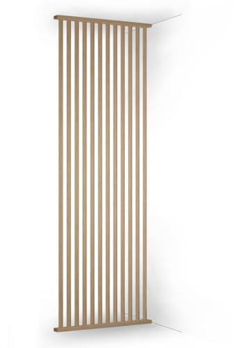 KGM Komplett-Set Raumteiler 45° - Eiche Natur - MDF foliert - 100 x 270 cm