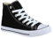 Elara Unisex Kult Sneaker | Bequeme Sportschuhe für Damen und Herren | High Top Textil Schuhe|Chunkyrayan 45 EU Schwarz Basic
