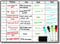 Meal Planner Whiteboard by DF Creations - Magnetic Weekly White Board for Fridge - Calendar for Menu Plan - Board Task - Kids Activities - Study - Family Schedules 4 Dry Erase Markers and Large Eraser