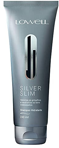 Lowell - Silver Slim Feuchtigkeitsshampoo - Silbergraue Pigmente zur Neutralisierung - Eleganz & Natürlichkeit für graues Haar - Glanz & Geschmeidigkeit - 240 ml