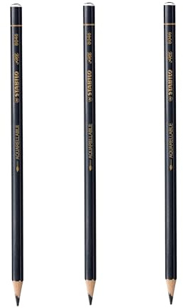 3x Stabilo-All Pencils, Black (Black)