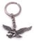 H-Customs Aigle Oiseau Hibou Griffon Porte-clés Pendentif en métal argenté