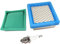 AISEN Luftfilter Filter mit Zündkerze für Tecumseh Motoren Rasenmäher Wolf, Alko, Toro, MTD 36046