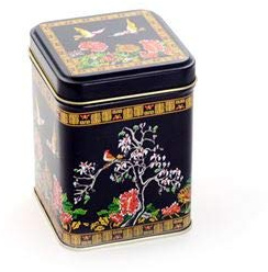 Cha Cult Dose Magnolia, 100 g eckig, Stülpdeckel, matt 9,8 x 6,5 x 6,5 cm