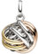 Jobo Damen-Anhänger Knoten aus 925 Silber Tricolor