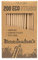 Myga Eco Straws - 200 Pack Triple Layered Kraft Paper Reusable Drinking Straws - 100% Eco-Friendly Compostable Biodegradable Alternative to Single Use Plastic