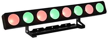 EUROLITE LED PMB-8 COB QCL 30W Leiste | LED-Lichteffektleiste mit RGBW-Farbmischung, inkl. IR-Fernbedienung
