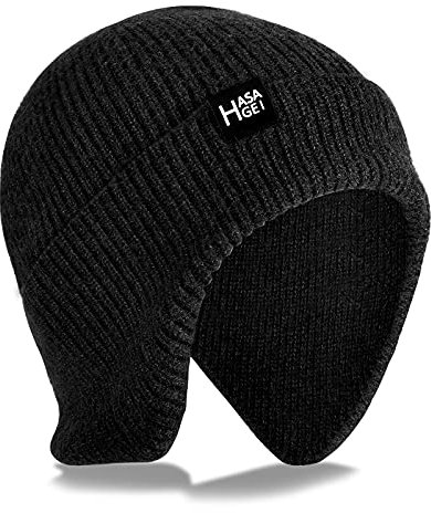 HASAGEI Wintermütze Atmungsaktiv Strickmütze Winter Thermo Mütze Weich Sportmütze Skimütze für Herren und Damen Outdoor
