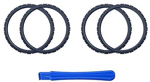 eXtremeRate 2 Paires Anneaux pour ps5 Manette, Anneaux de Remplacement pour ps5 Manette, Bleu Nuit