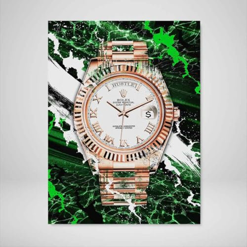 DEVICI Wandbilder – Rolex Day-Date President – Wandbilder Wohnzimmer, Büro, Bilder Leinwand, Poster & Kunstdrucke, Wanddekoration Wohnzimmer