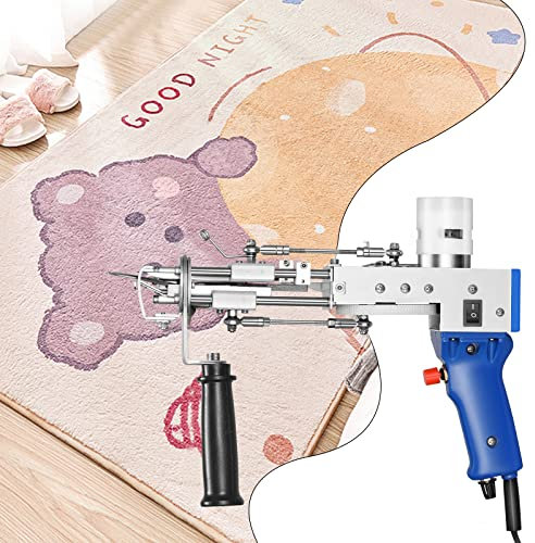 Aomdom Tufting-Pistole, 7–21 mm, 5–40 Stiche/Sekunde für Teppiche aus Wolle, Tuftpistole für selbstgemachte Kurzflor-Teppiche