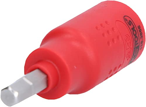 KS Tools 118.3866 3/8 Isolierte Bit-Stecknuss Innensechskant, 6mm, 60mm lang