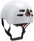 VGEBY Bike Helmet, 1080p Smart Bike Helmet with Camera Front LED Light Taillight Adjustable Head Circumference for Adults Men Women Cycling (White) Ride