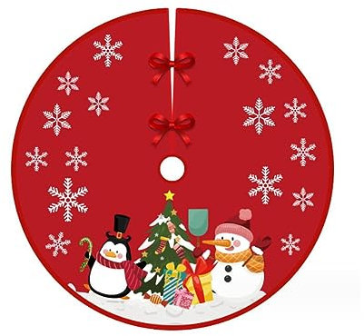 Weihnachtsbaum Rock, Weihnachtsbaum Decke Weihnachtsbaum Dekoration Weihnachtsbaum Ständer Abdeckung, Christbaumständer Teppich für Weihnachten Wohnkultur