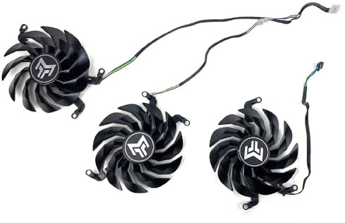 95MM 5PIN Cooling Fan RTX3090 rtx3080 rtx3070 GPU FAN For GALAXY KFA2 RTX 3060 3070 3080 3090 Ti METALTOP Video Card Fans (Color : 3PCS)