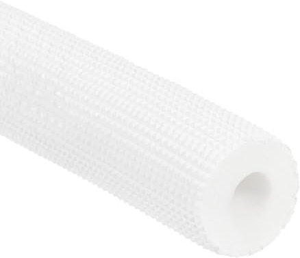 PATIKIL 4.9Ft Tube D'Isolation de Tuyau, 1 Pièce 5/8 Pouce Id 1-3/16 Pouce Od Isolation Thermique en Mousse Isolée Poignée de Support pour Tuyaux D'Eau, Tuyaux de Climatisation, Blanc