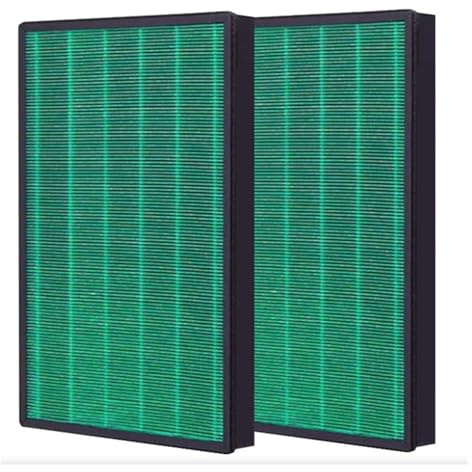 Kompatibel mit Filter Pemurni Pengganti H13 HEPA, 2 Buah Karbon Aktif Untuk Xiaomi Mijia MAX Untuk Menghilangkan Asap Dan Filter Komposit Formaldehida (Größe : Grün)