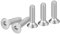 DTGN Viti a Testa Cilindrica Esagonale M4-0.7 x 16mm, 100Pz. Viti a Testa Piatta Esagonale in Acciaio Inossidabile 304, Filettatura Completa, Bulloni Svasati.