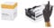 AmazonCommercial Premium Cellulose Rectangular Couch Rolls, 20 & Unigloves Black Pearl Nitrile Examination Gloves - Multipurpose, Powder Free