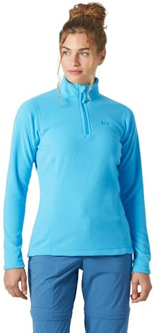 Helly Hansen Womens W Daybreaker 1/2 Zip Fleece, Aqua, S