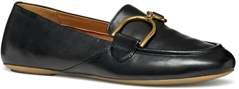 Geox Damen D Palmaria J Moccasin, Black, 41 EU