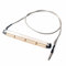 Micro Piezo Guitare Acoustique 4 Cordes Large Réponse en Fréquence Haut Rendement Accessoire Instrument de Musique Convient pour Guitare Basse Jack 2.5mm Inclus