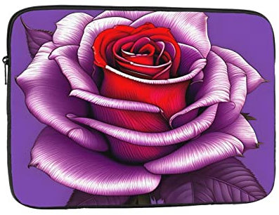 Borsa interna per computer portatile, antiurto, leggera, per computer portatile/notebook/tablet, compatibile con 17 pollici, colore: rosa fucsia