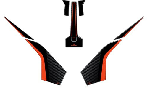 Resin Bike Kit Aufkleber Motorrad Kompatibel Mit KTM 790-890 Duke 2022-2025. Schutz Grip Motorrad TankSchutzfolie vor Stößen und Kratzern. Kit Aufklebersatz 3D-Harzklebstoff - Stickers Made in Italy