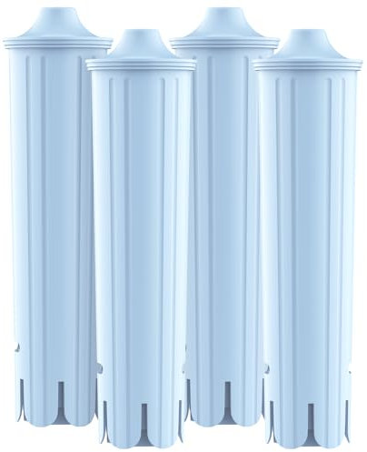GLACIER FRESH Wasserfilter Kompatibel mit Jura® Blue, Jura® 71312 Blue, Kompatibel mit Smart E8/J8/E6/ENA4/Z6/EAN8/J6/S9, 4 Stück Kaffeemaschinenfilter