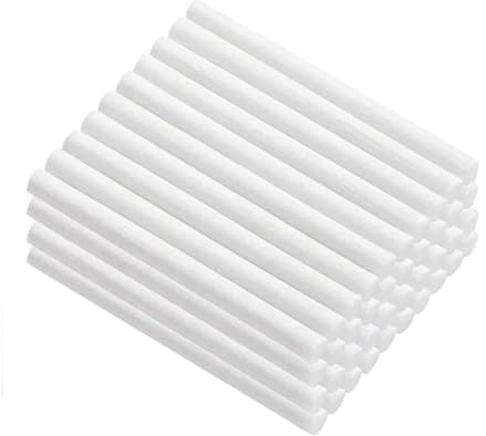 50pcs Luftbefeuchter Baumwolldochtfeuterfilterstäbchen Luftbefeuchter Ersatzteil Für Eine Verbesserte Innenluftqualität
