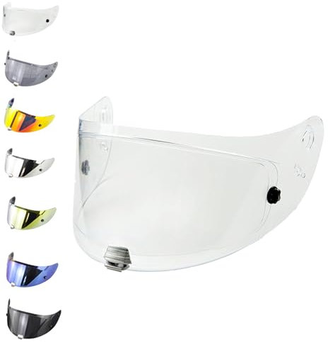 EvoParts Visier Hj-26 für Helm Hjc Rpha 70 – Rpha 11 Pinlock ready und Tear Off Ready (transparent)
