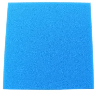 gws Filterschaum Blau 30 PPI – 50cm x 50 cm x 2 cm zuschneidbar für Teich und Aquarium für biologischer und mechanischer Filterung