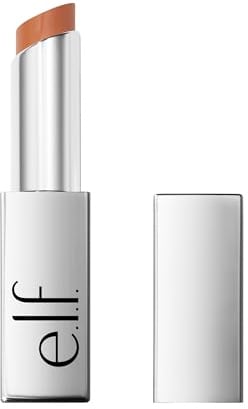 e.l.f. Glow Reviver Slipstick, getönter Lippenöl-Stick, nicht klebend und feuchtigkeitsspendend für ein sanft glänzendes Finish, vegan und tierversuchsfrei, Cara-melt