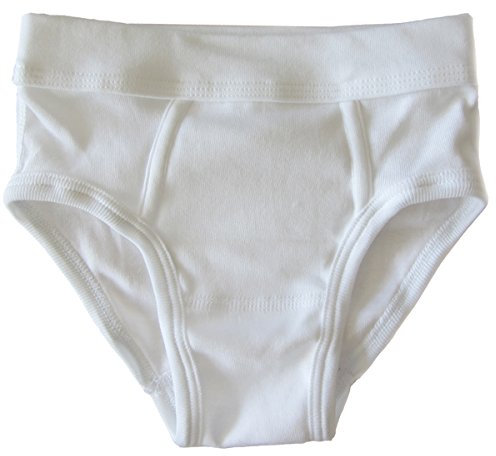 HERMKO 52840 Jungen Slip aus Baumwolle/Elastan, Farbe:weiß, Größe:152