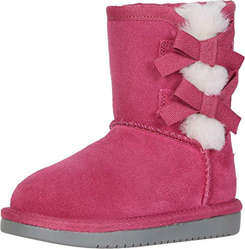 Koolaburra by UGG Kid's Victoria Short Boot Classic Boot, Raspberry Rose, 21 EU