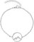 Nuoli® Berg Armband Damen Silber (15 + 5cm verstellbar) Bergarmband für Frauen & Mädchen, Armkette aus Edelstahl mit Berg Anhänger