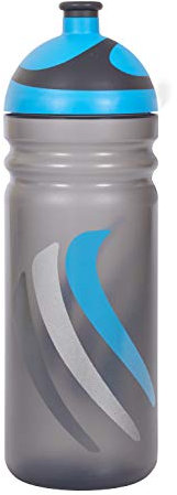 ECO Wasser Flasche 0,7L Gesund Flasche® für Kinder, BPA-frei, ohne Phthalate, bruchsicher, langlebig und Sympa! Made IN EU (Bike Sport Blau)