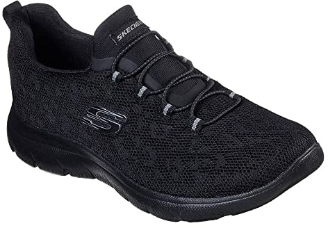 Skechers Summits - Leopard Spot 149037-BBK, Women Sneakers, Black, 41 EU