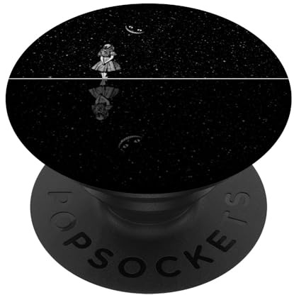 PopSockets Alice In Wonderland Starry Night PopSockets PopGrip: Ausziehbarer Sockel und Griff für Handys/Tablets mit Tauschbarem Top