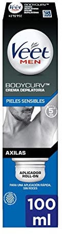 Veet Men Crema Depilatoria Roll-On Axilas 100 Ml