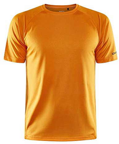 Craft CORE Unify Training Tee W | Sportshirt Damen XL | Tiger | Weiches, Funktionelles Recyclingpolyester | Funktionsshirt Damen mit Quick Dry Funktion | Optimaler Feuchtigkeitstransport