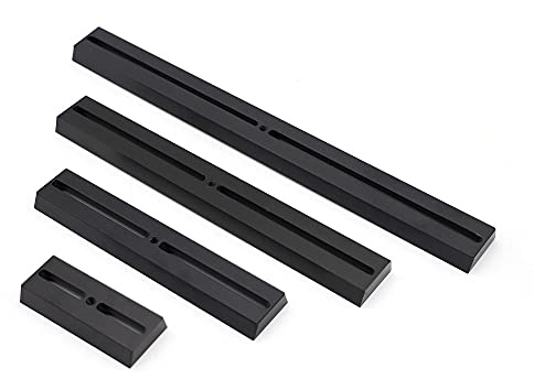 StarPal Schwalbenschwanz-Teleskop-Montageplatte 10cm 21cm 30cm 40cm für Äquatorialstativ lange Version Fernglas 75° schwarze Platte Standardgröße (10cm)
