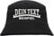 Individueller Fischerhut - Linie - Bucket Hat mit Wunschtext Bedruckt Schwarz S/M