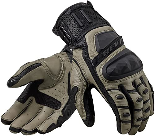 REV'IT! Revit Cayenne 2 Motorrad Handschuhe, schwarz/sand, S
