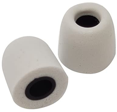 Vinciann Coppia gommini tappini auricolari memory foam per cuffie isolamento acustico - Grigio/S